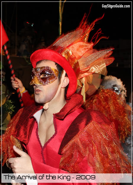 Arrival of the King of Carnival, Sitges, 2009