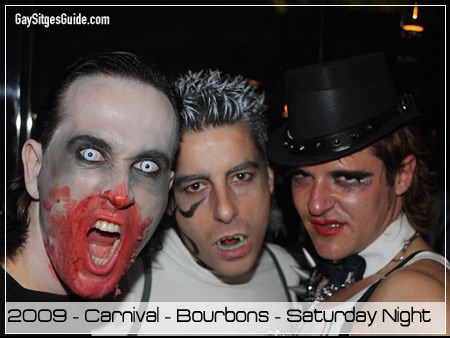 Carnival at Bourbons Bar - Saturday Night