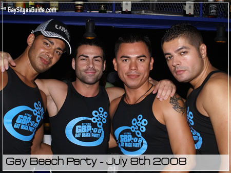 Gay Beach Party Sitges, Summer 2008