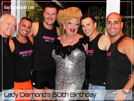 Lady Diamond Sitges 50th Birthday