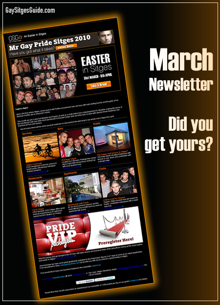 March Sitges Newsletter