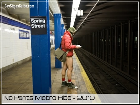 No Pants Metro Ride