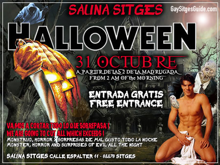 Sauna Sitges Halloween