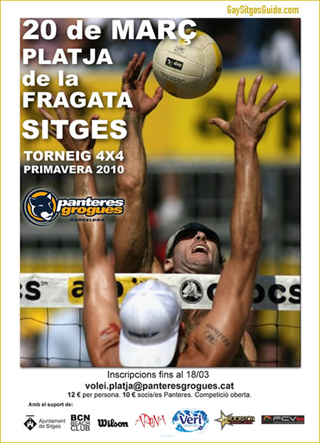 Sitges beach voleyball - Panteres Grogues