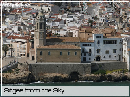 Sitges from the sky
