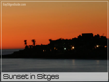 Atardecer en Sitges